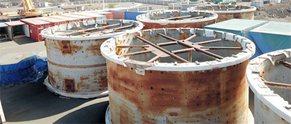 2 Units - Unused Flsmidth 27' X 46' (8.2m X 14m) Ball Mills With 20.5 Mw (20500 Kw) Gmd Motors)